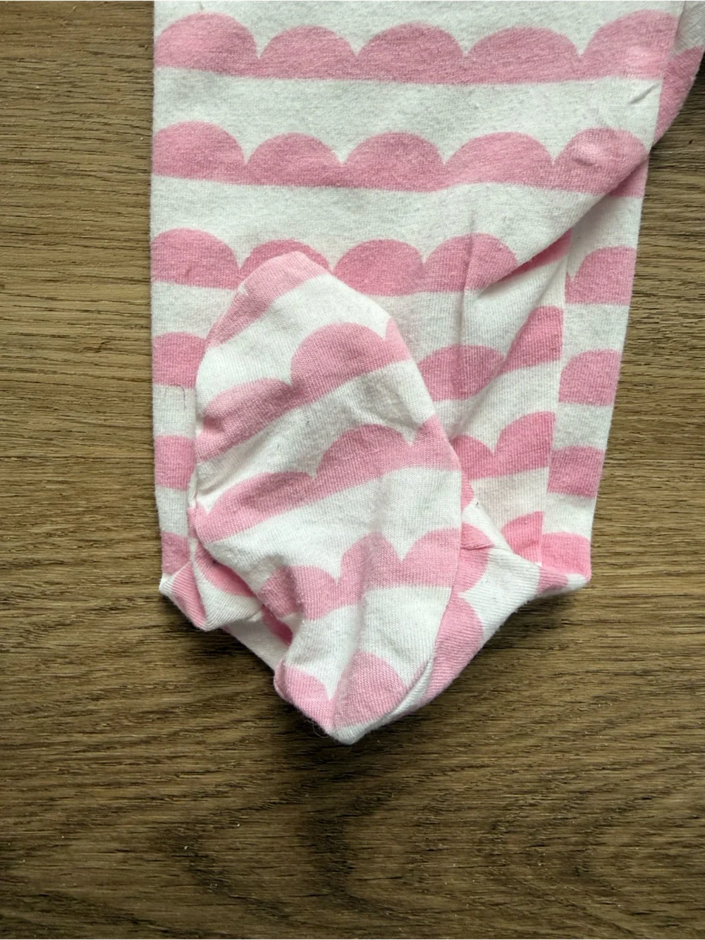 Simply Magnetic Me 3-6months Pink & White One-Piece Pajamas